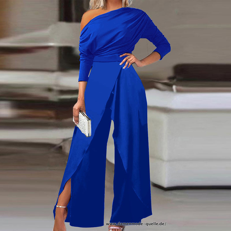 Sexy Jumpsuit in Blau Damemode Trends