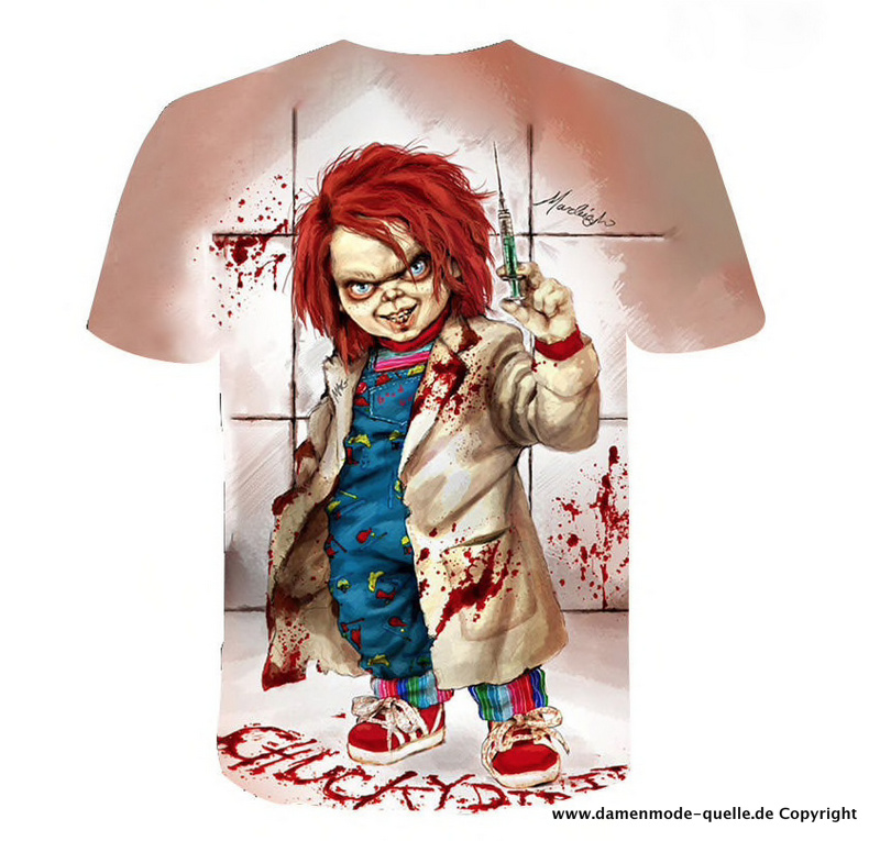 Chucky Sommer T-shirt für Herren Beige