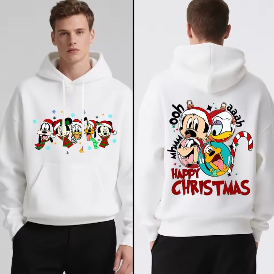 Disney Mickey & Friends Herren Weihnachtspullover Nr5