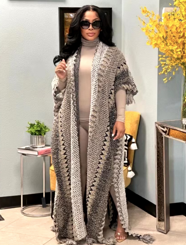 Herbst Winter Oversize Strickjacke Destiny Cardigan Creme