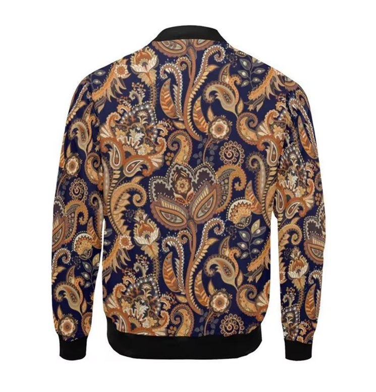 Herren Bomber Jacke Adam Schwarz Braun