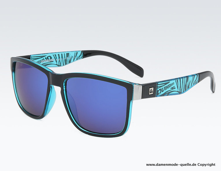 Herren Sonnenbrille für Sport und Freizeit in Blau