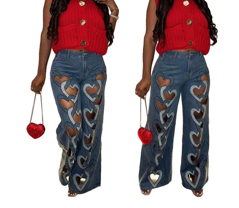 Herzchen Cut Damen Jeans 2025 