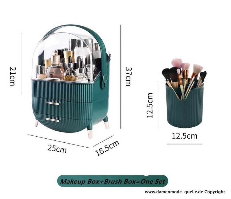 Make-UP Box für Lippenstifte Creme Maske mit Pinsel Box