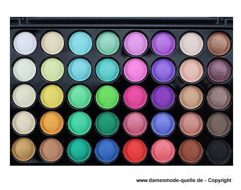 Make-Up Lidschatten Palette 40 Farbe - 02