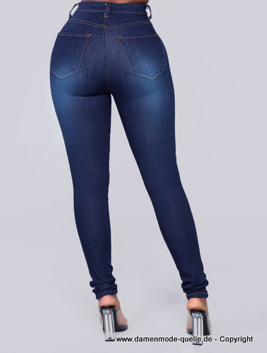 Simple Style Damen Jeans 