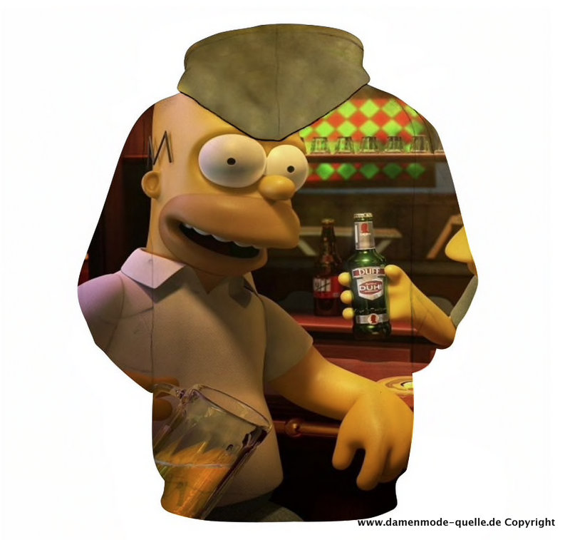 Simpsons 3D Print Herren Hoodie Nr 1