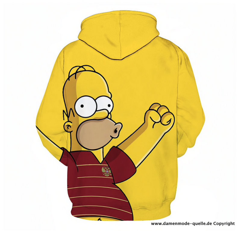 Simpsons 3D Print Herren Hoodie Nr 7