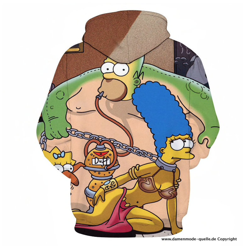 Simpsons 3D Print Herren Hoodie Nr 9