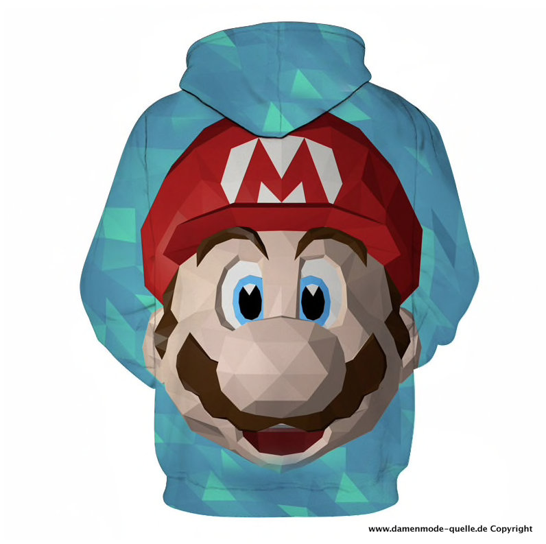 Super Mario Cartoon 3D Print Herren Hoodie Sweater mit Kapuze Nr 5