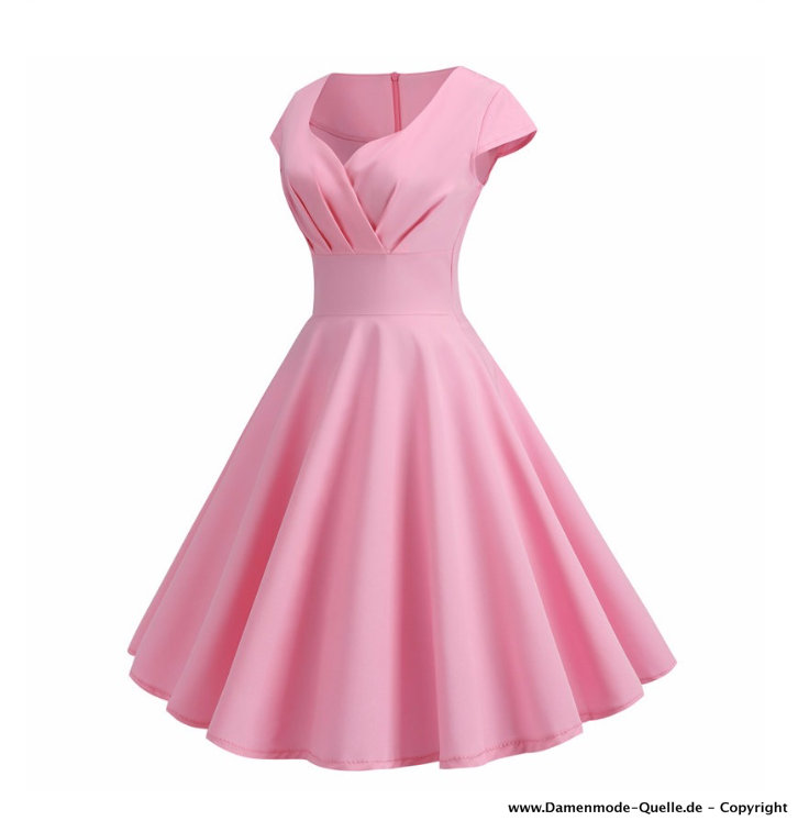 Vintage Style Barbie Kleid in Pink kNielang