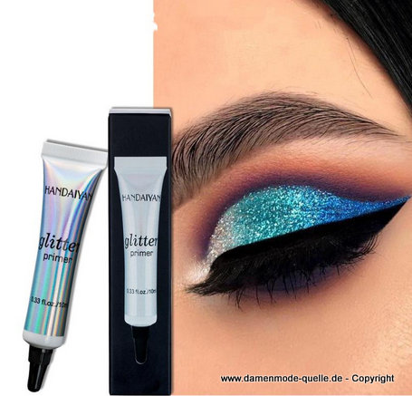 Make-Up Basis Glitter Primer für Lidschatten und Lippen