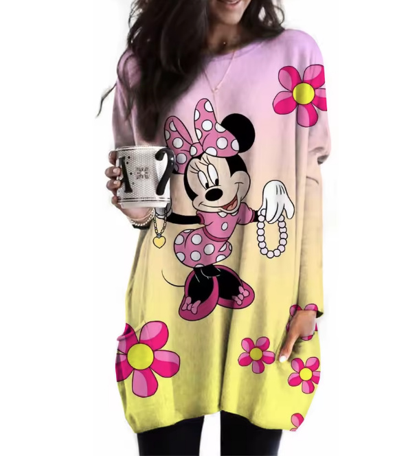 Disney Damen Long Shirt Abbey Bunt