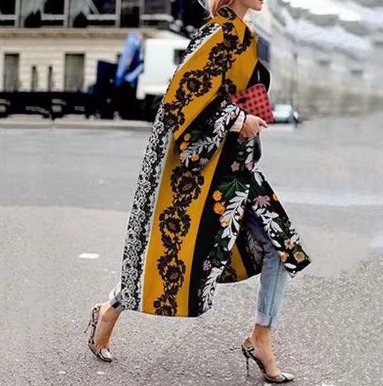 Streetwear Damen Herbst - Frühling Mantel Erika Bunt
