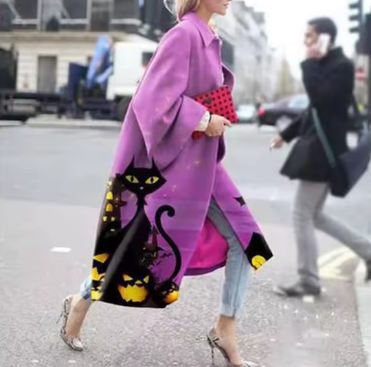 Streetwear Damen Herbst - Frühling Mantel Eliane Bunt