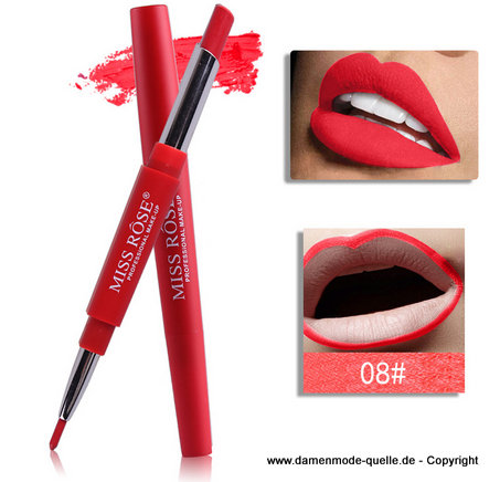 Wasserdichte Make-Up Lippenstift - Lip Stick Stift 08