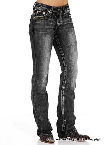 Urban Look Damen Jeans in Schwarz