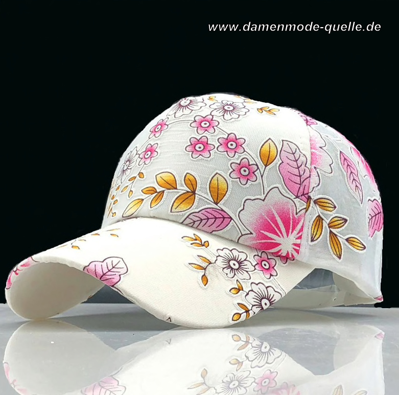 Damen Blumen Print Baseball-Cap