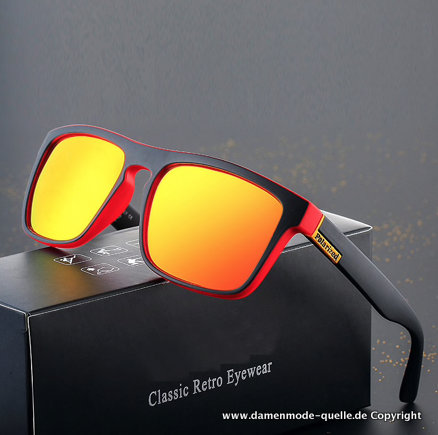 Klassische Design Spiegel Sonnenbrille für Herren