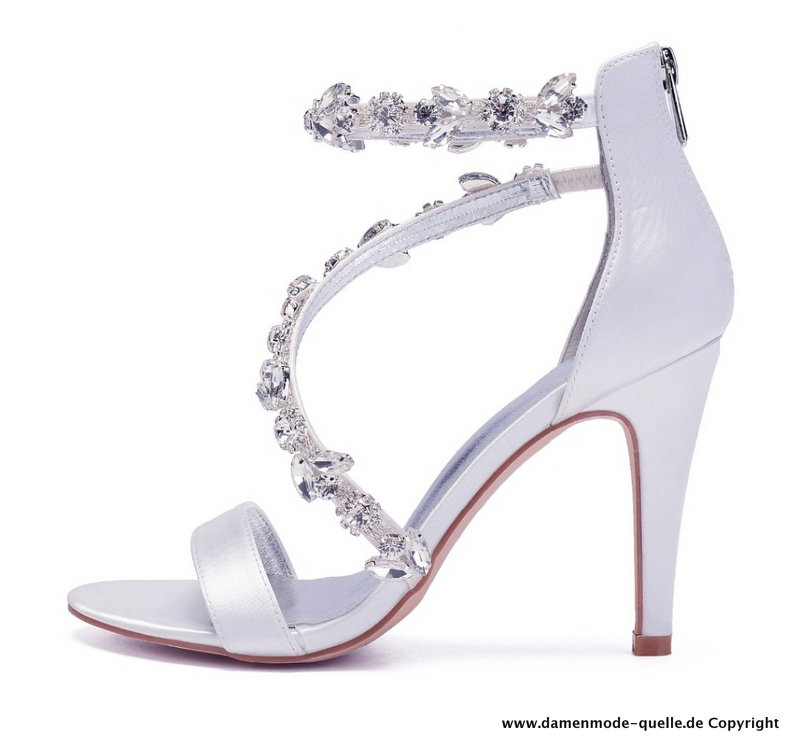 High Heels Strass Abendschuhe in versch Farben