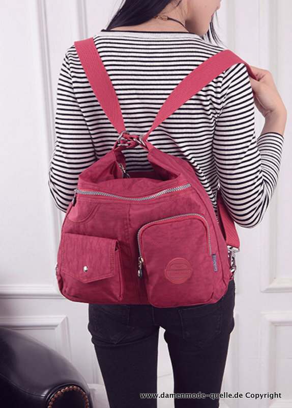 2 in 1 Damen Multifunktions Handtasche Rucksack