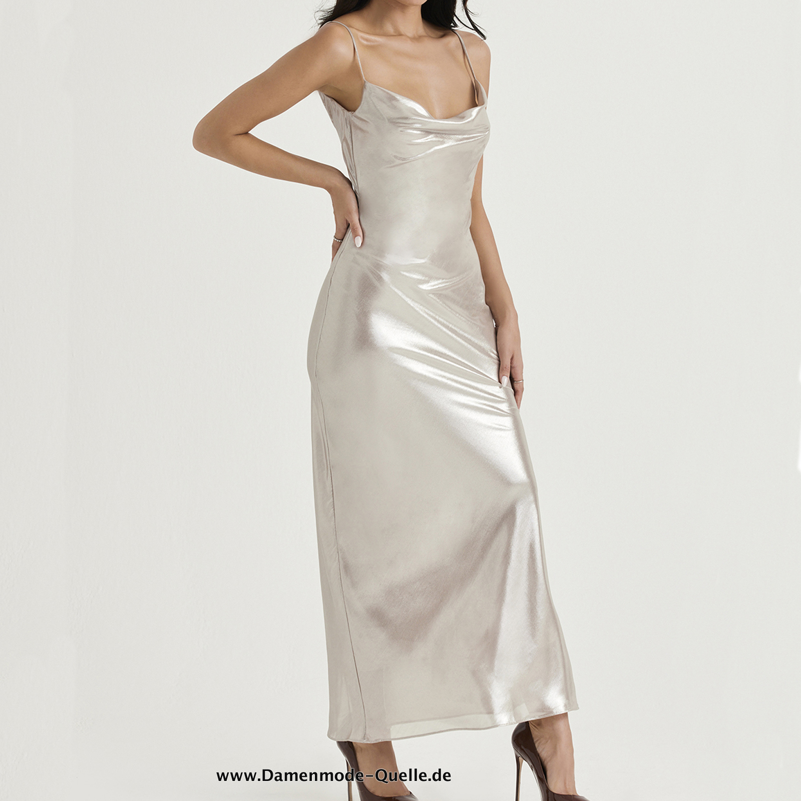 Sexy Spaghetti Träger Kleid für Damen