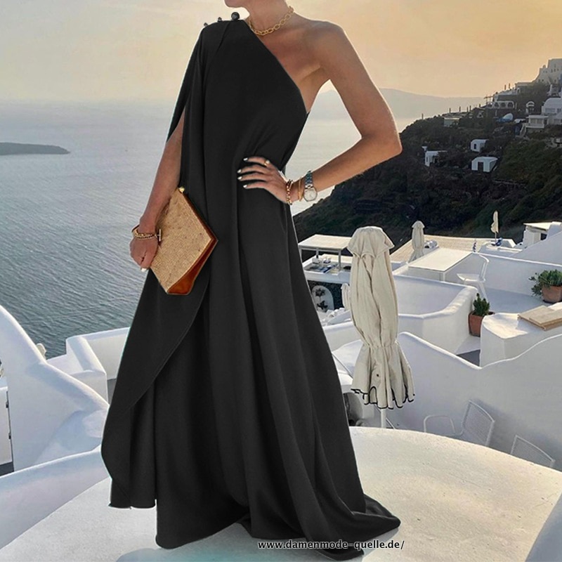 Elegantes Kleid 2023 für den Sommer in Schwarz