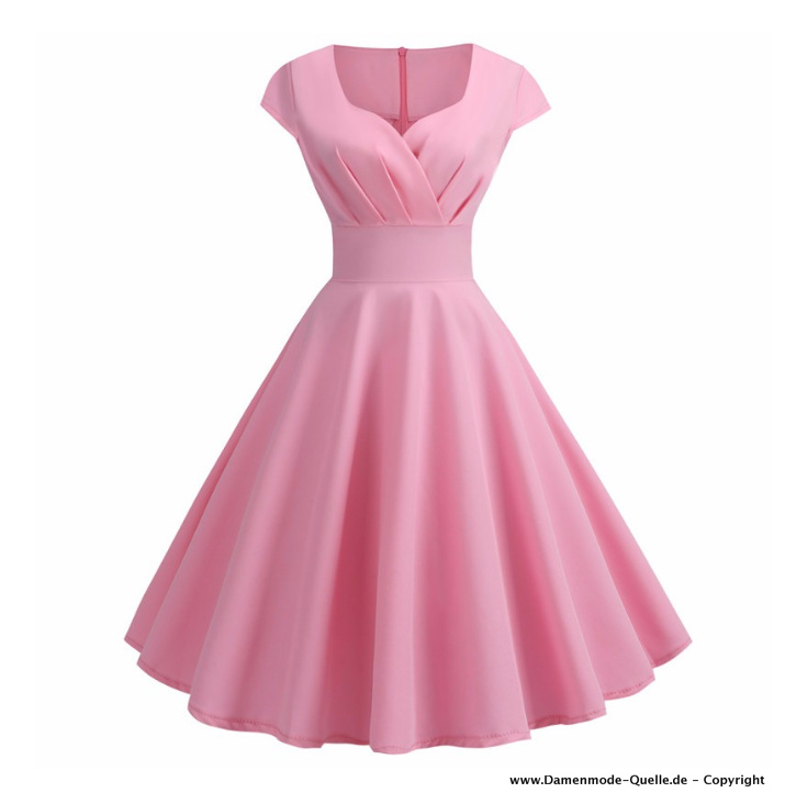 Vintage Style Barbie Kleid in Pink kNielang