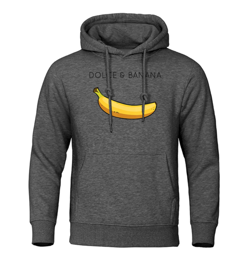 Dolce & Banana Herren Hoodie in Grau