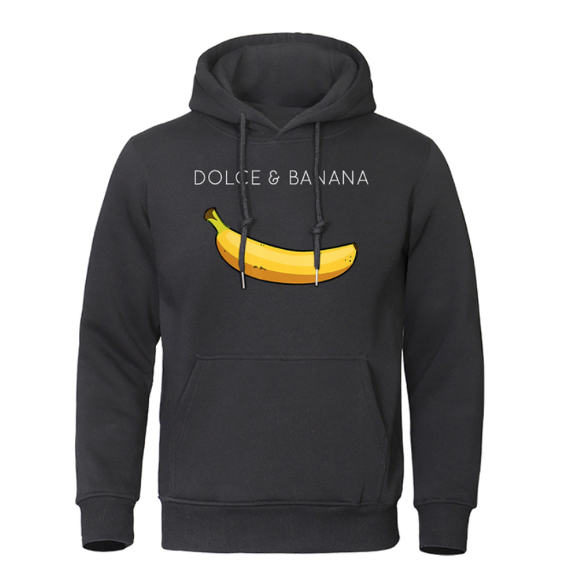 Dolce & Banana Herren Hoodie in Schwarz